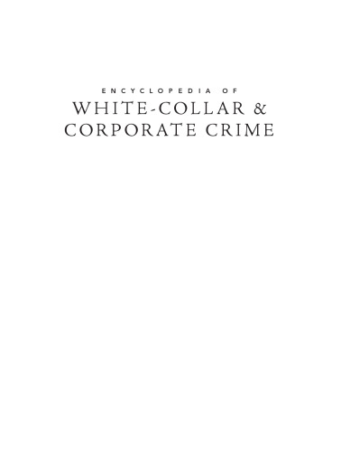 Encyclopedia of white-collar & corporate crime