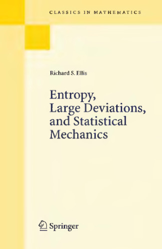 Entropy, Large Deviations, and Statistical Mechanics