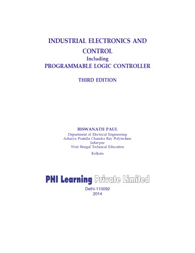 Industrial Electronics and Control