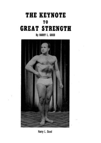 The Keynote to Great Strength