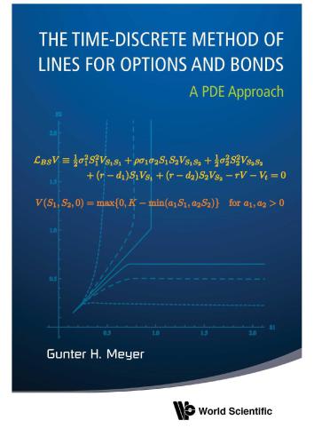 The Time-Discrete Method Of Lines For Options And Bonds: A PDE Approach