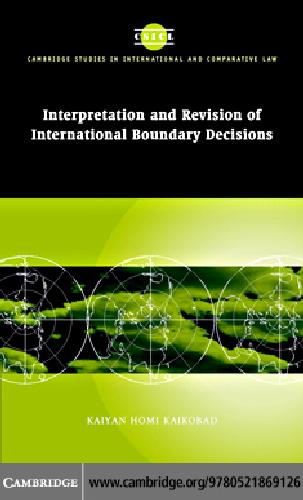 Interpretation international boundary