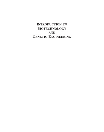 Introduction to Biotechnology and Genetic Engineering