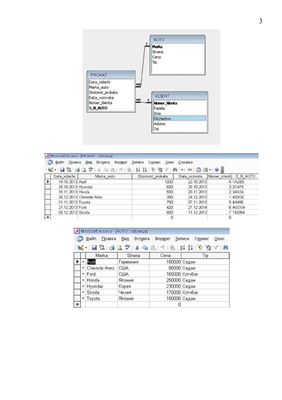 Розроблення бази даних фірми прокату машин в MS Access та написання запитів на мові SQL