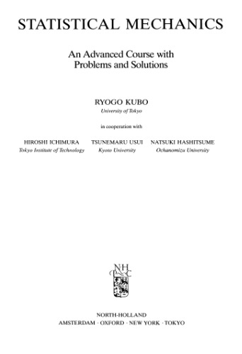 Statistical mechanics: advanced course with problems and solutions