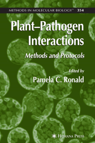 Plant-Pathogen Interactions: Methods and Protocols