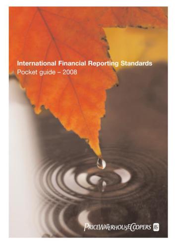 IFRS pocket guide 2008