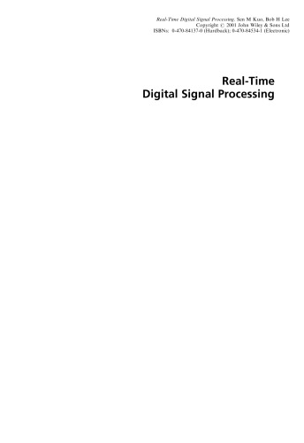 Real-Time Digital Signal Processing,: Implementations, Application and Experiments with the TMS320C55X