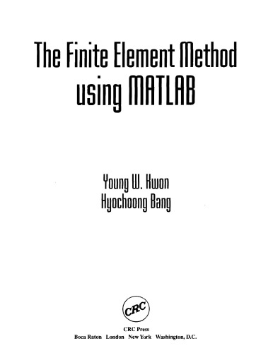 The Finite Element Method using MATLAB