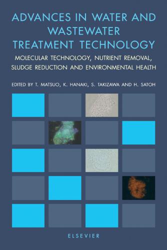 Advances in water and wastewater treatment technology