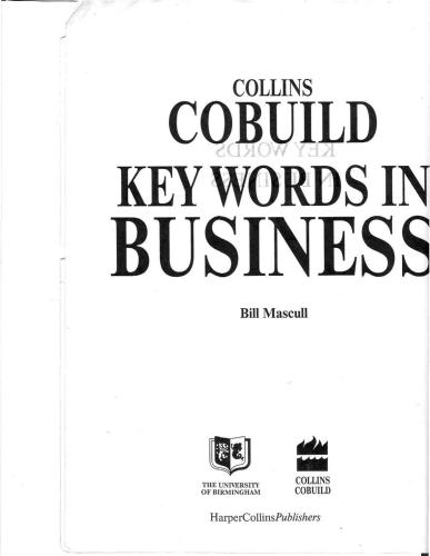 Key Words in Business