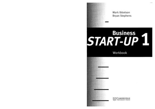 Business Start-Up 1 WorkBook