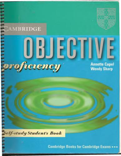 Cambridge Objective Proficiency