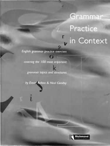 Grammar Practice in Context with Key