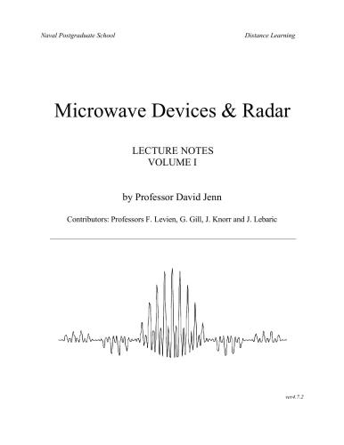 Microvawe Devices & Radar. Distance Learning