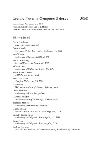 Computer-Human Interaction: 8th Asia-Pacific Conference, APCHI 2008 Seoul, Korea, July 6-9, 2008 Proceedings