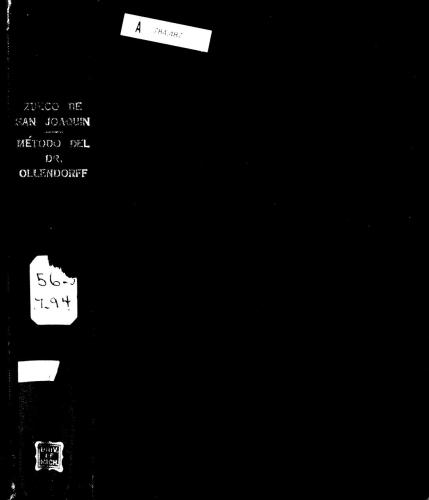 Método del Dr. Ollendorff para aprender a leer, hablar y escribir un idioma cualquiera adaptado al bisaya