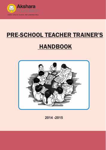 Pre-school Teacher Trainer's Handbook