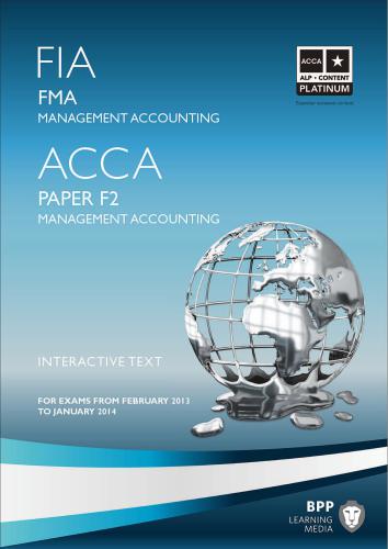 ACCA F2 Management accounting (UK) FA 2012 Study text