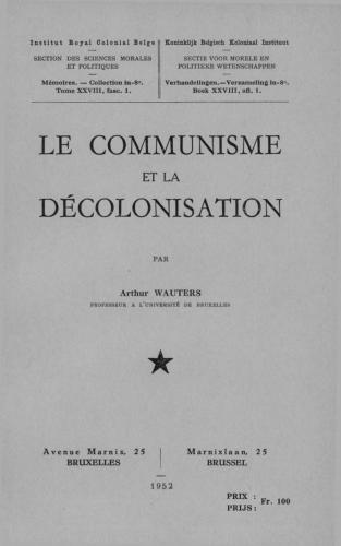 Le communisme et la décolonisation