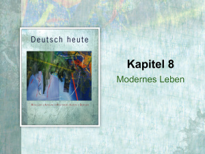 Deutsch Heute: Introductory German (9th edition) Kapitel 8 Audio