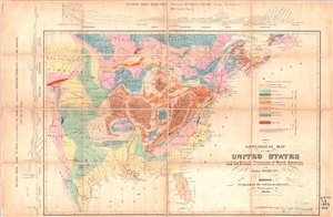 Geological map of the United States and the British Provinces of North America