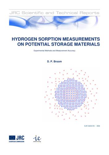 Hydrogen Sorption Measurements on Potential Storage Materials. Experimental Methods and Measurement Accuracy