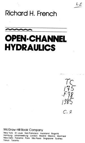 Open Channel Hydraulics