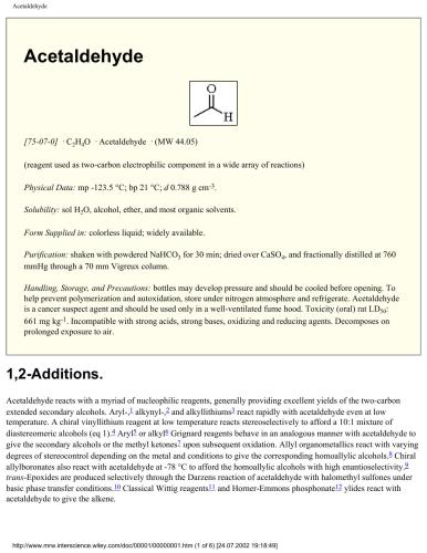 Encyclopedia of reagents for organic synthesis