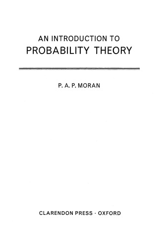 An Introduction to Probability Theory