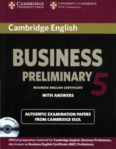 Business Preliminary 5 with answers