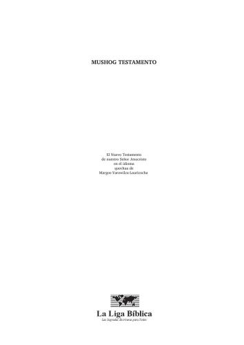 Mushog Testamento