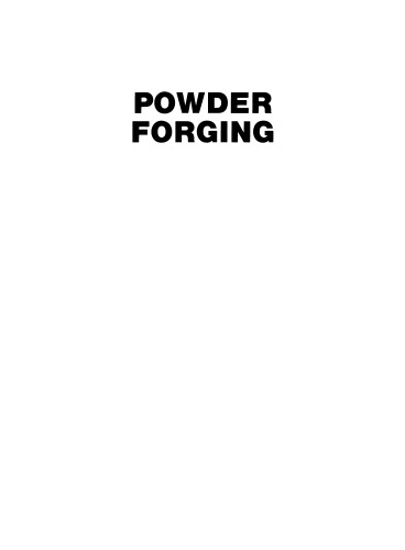 Powder Forging