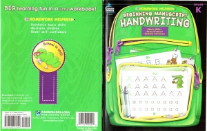 Beginning Manuscript Handwriting, Grade K (Homework Helpers)