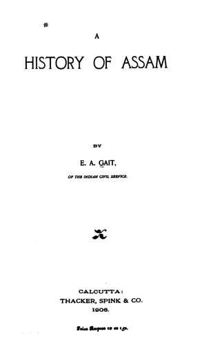 A History of Assam