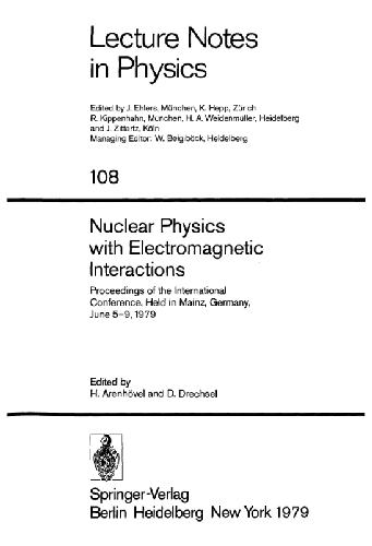 Nuclear Physics with Electromagnetic Interactions