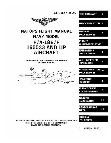 F-18 Flight Manual