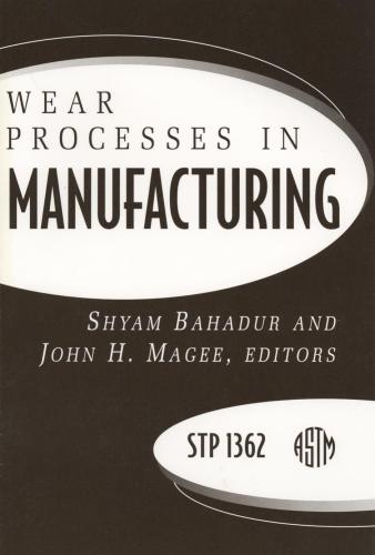 Wear Processes in Manufacturing