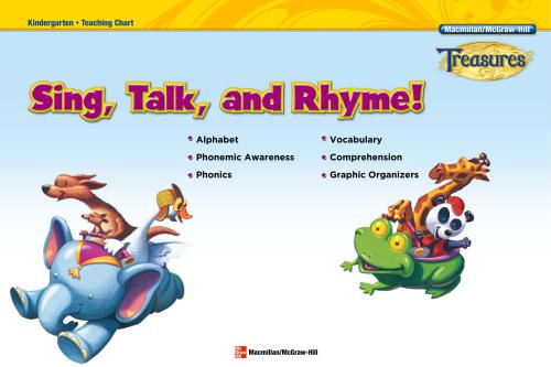 Sing, Talk, and Rhyme! (Teacher Handbook + Teaching Chart) (Kindergarten)