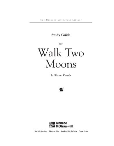 Study Guide to Walk Two Moons by Sharon Creech