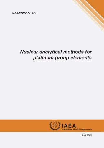 Nuclear analytical methods for platinum group elements