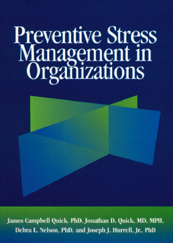 Preventive Stress Management in Organizations