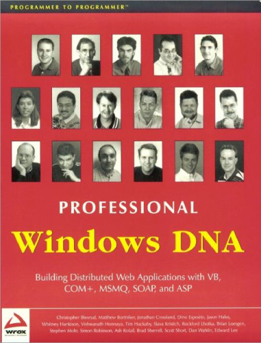 Professional Windows DNA: Building Distributed Web Applications with VB,..