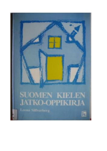 Suomen kielen jatko-oppikirja/Учебник финского языка - продолжение