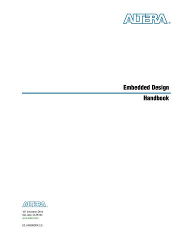 ALTERA - Embedded Design Handbook