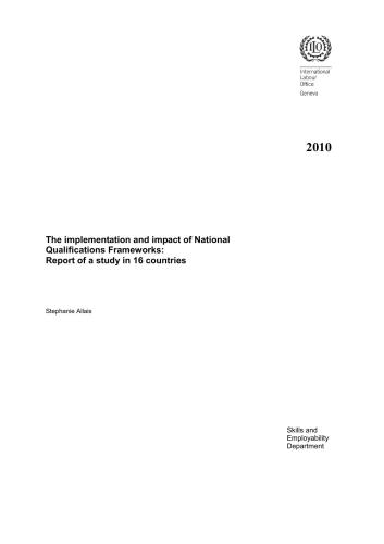 Allais Stephanie - The implementation and impact of National Qualifications Frameworks: Report of a study in 16 countries