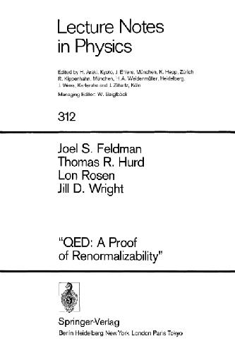 QED: A Proof of Renormalizability