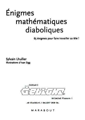 Enigmes mathématiques diaboliques