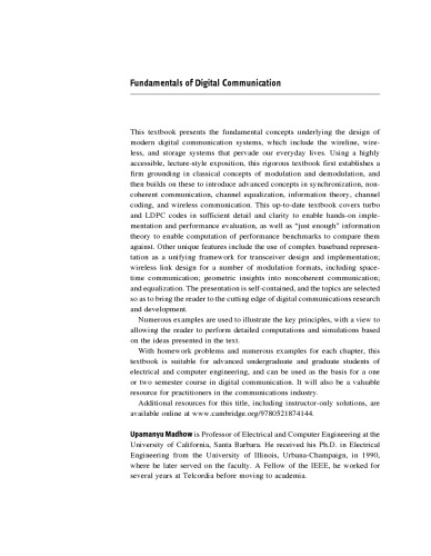 Fundamentals of digital communication