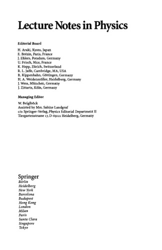 Low-Dimensional Models in Statistical Physics and Quantum Field Theory: Proceedings of the 34. Internationale Universitätswochen für Kern- und Teilchenphysik Schladming, Austria, March 4–11, 1995